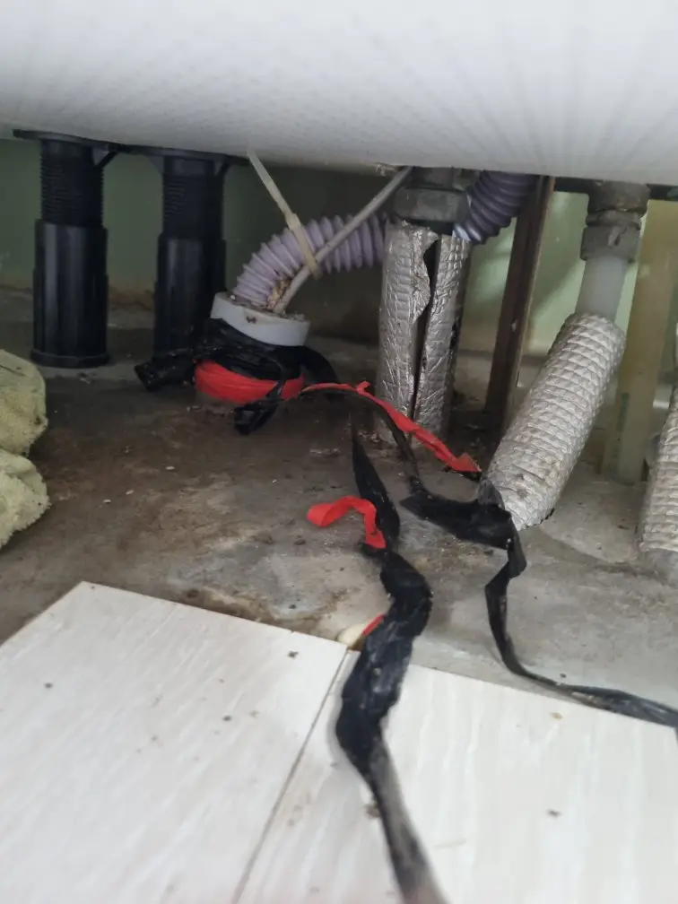 싱크대 뚫음 작업 2